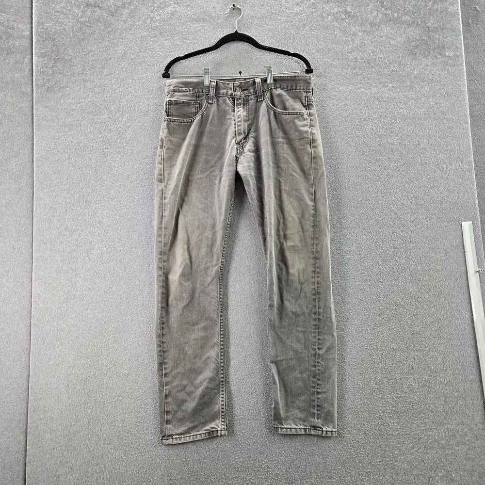 Levi's 508 Men Jeans 31X30 Gray Denim Regular Taper 28